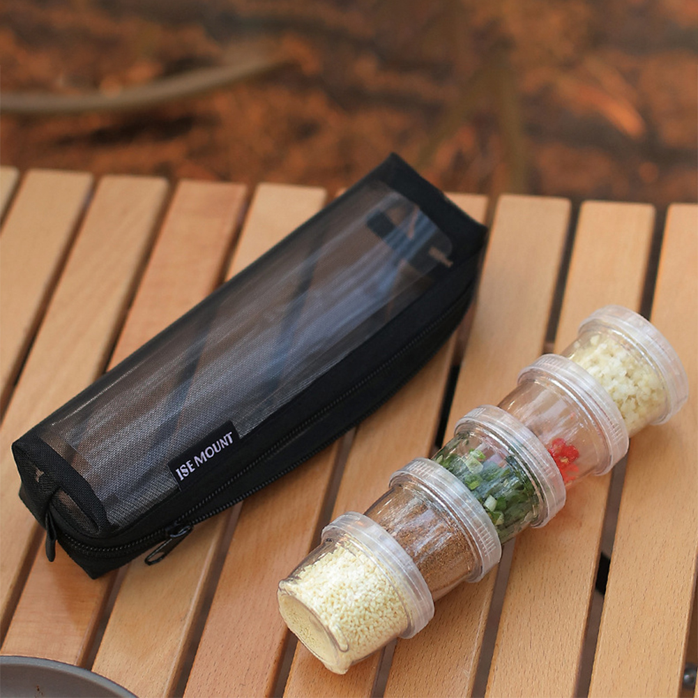 Camping Cooking Container - 캠핑용 향신료 키트 보관 가방, 5개의