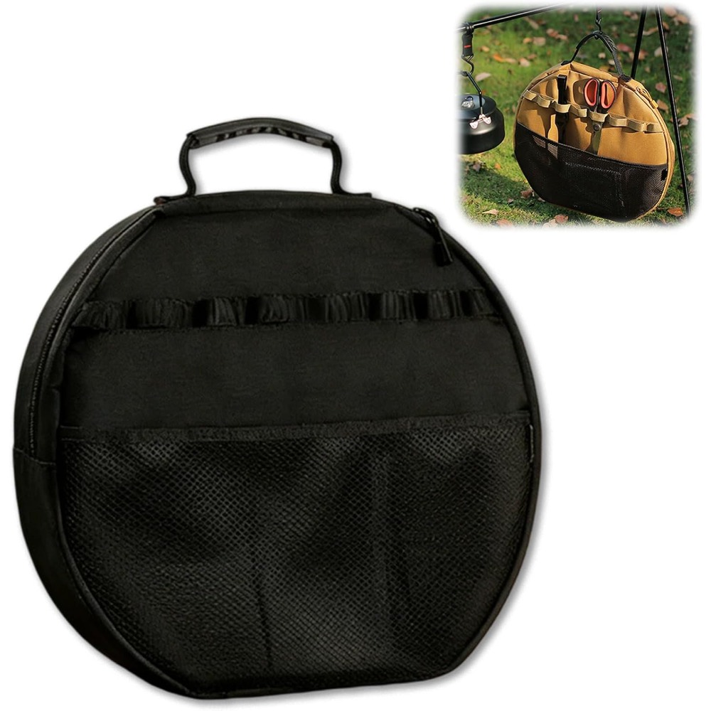 Camping Cooking Organizer - 그릴 팬 보관 가방, 프라이팬 및