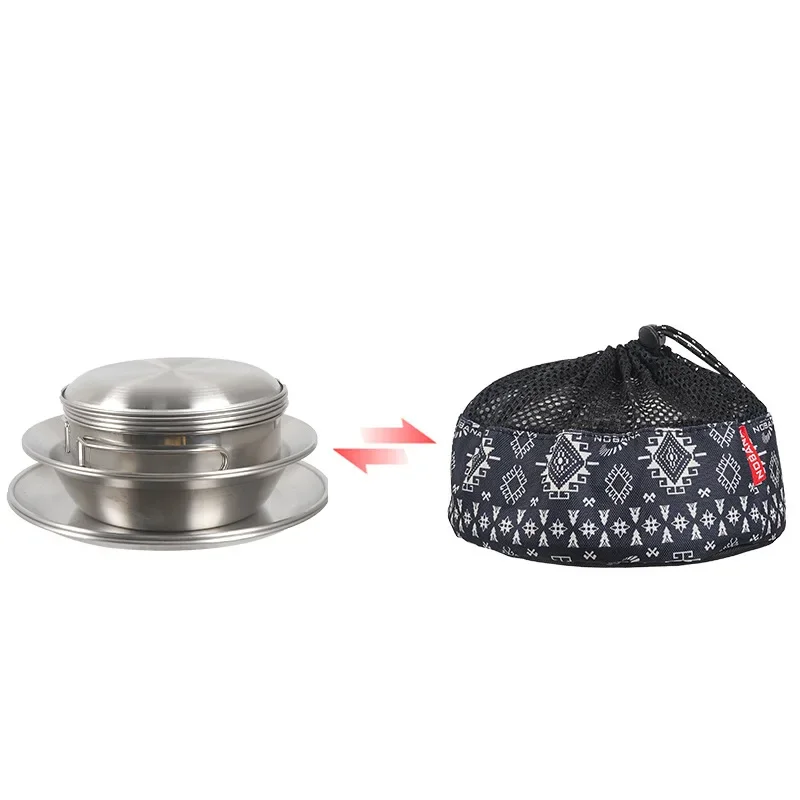 12PCS 휴대용 야외 식기 세트 (캠핑, 자가 운전  - Camping Cooking Dining Set 리뷰 및 가격