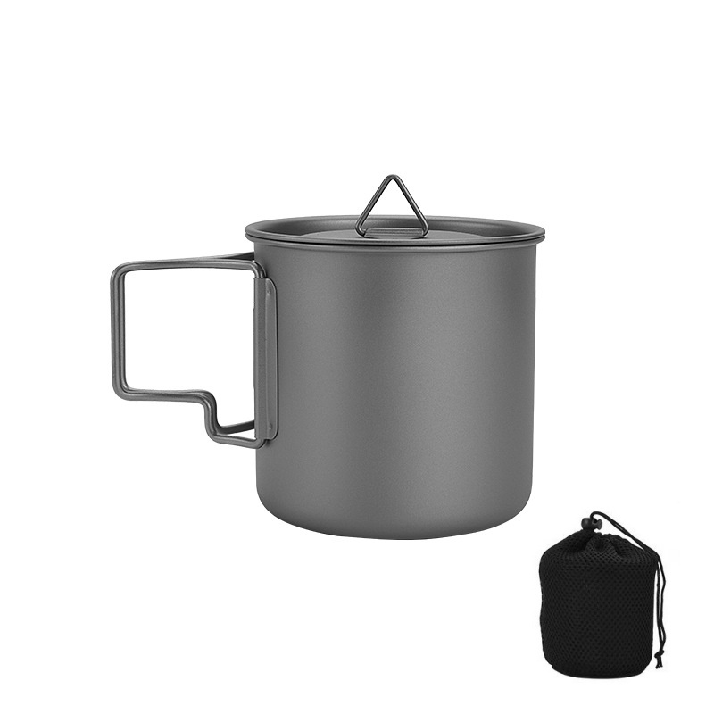 접이식 손잡이가 있는 티타늄 캠핑 머그, 가벼운 휴대용 - Camping Cooking Organizer 리뷰 및 가격
