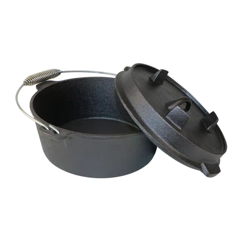 25cm 주철 더치 오븐 캠핑 냄비 야외 휴대용 다기능 - Camp Dutch Oven Cast 리뷰 및 가격
