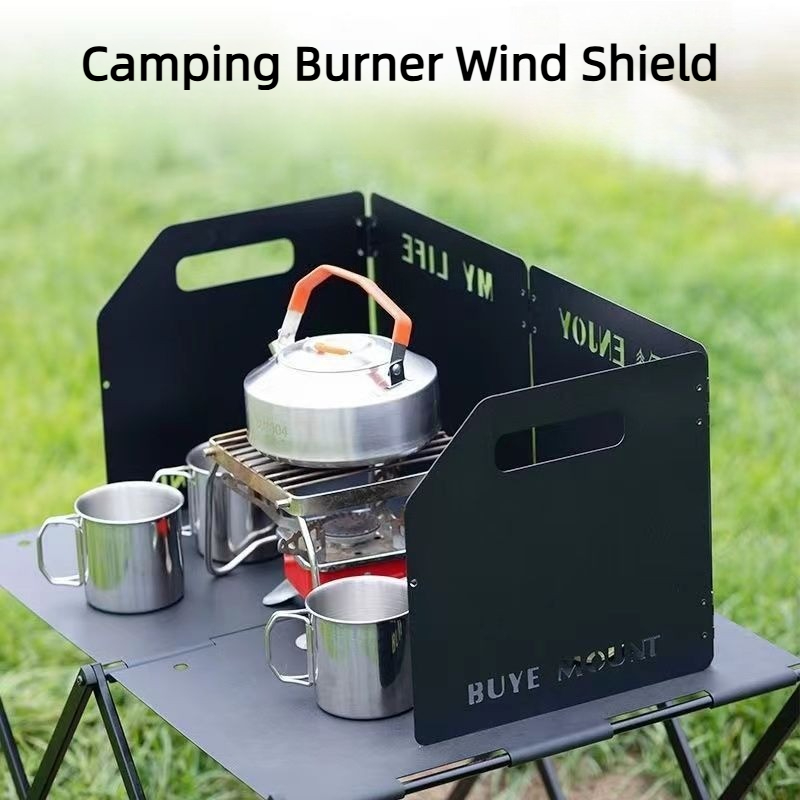 캠핑 스토브 윈드쉴드 4단 접이식 바람막이 휴대용 접이 - Camping Hiking Cooking 리뷰 및 가격