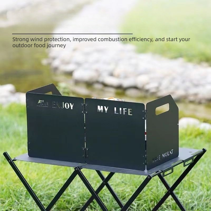 캠핑 스토브 윈드쉴드 4단 접이식 바람막이 휴대용 접이 - Camping Hiking Cooking 리뷰 및 가격