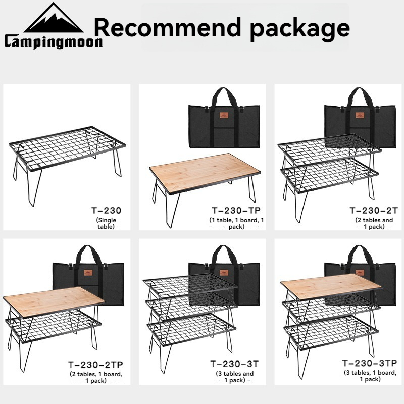 캠핑문 T230 다용도 철제 수납 선반, 캠핑 테이블, - Camping Cooking Table 리뷰 및 가격
