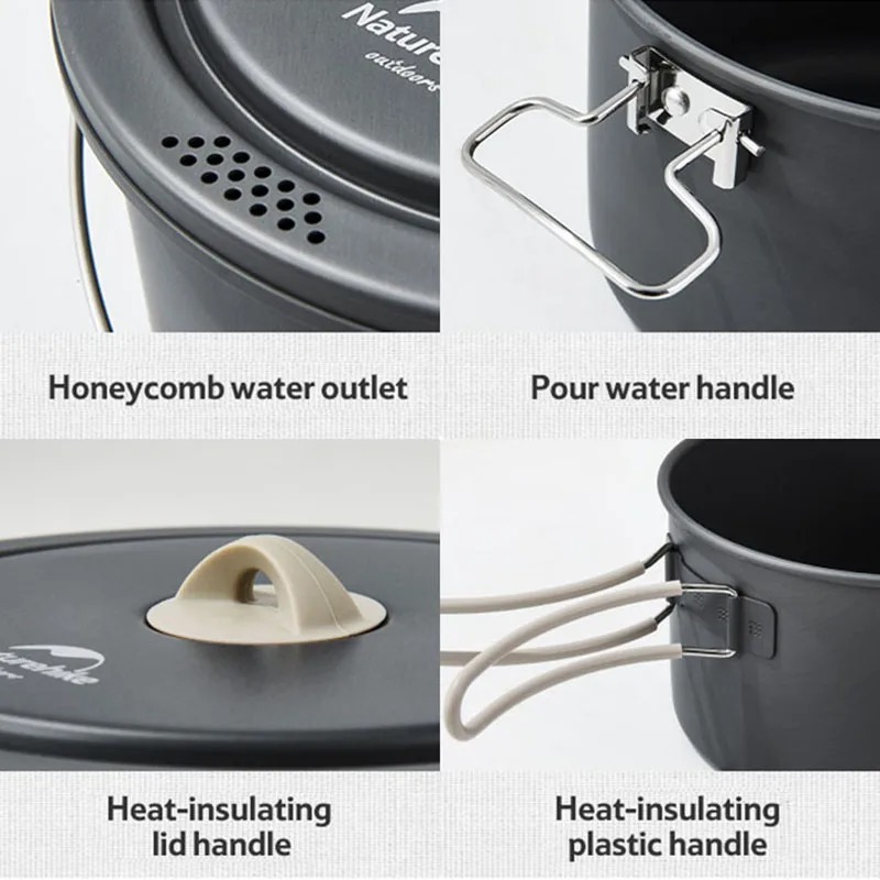 네이처하이크 2025 신제품 야외 피크닉 냄비 세트 휴 - Quality Camping Cooking Set 리뷰 및 가격