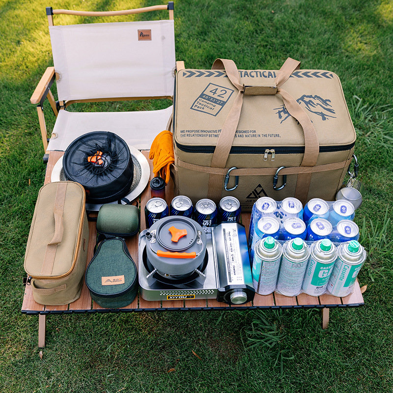 튼튼하고 대용량의 캠핑용품 정리 가방, 고품질 옥스퍼드 - Camping Cooking Organizer 리뷰 및 가격