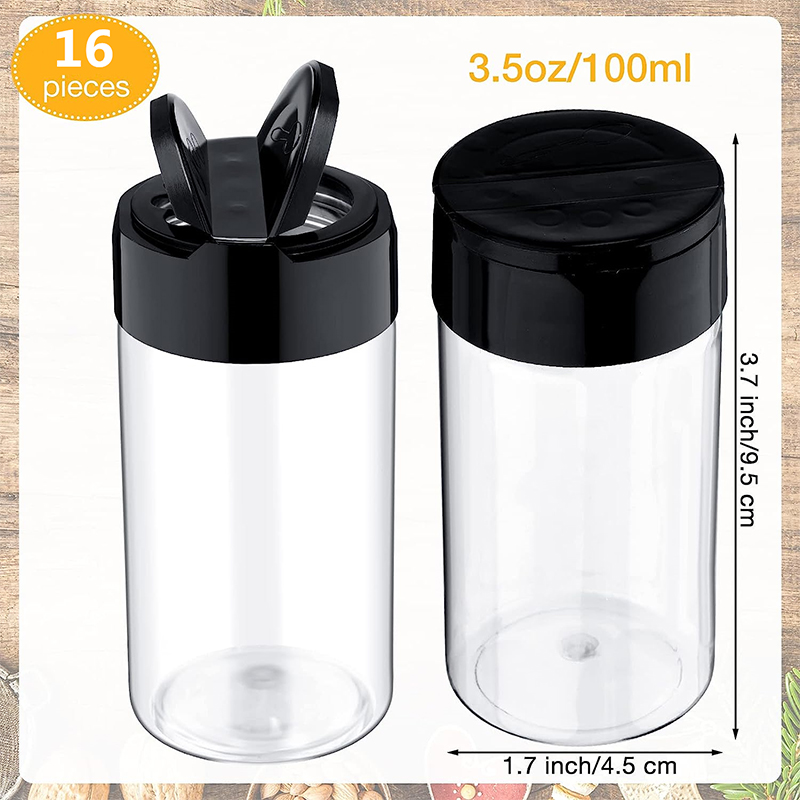 LMETJMA 투명 플라스틱 향신료 항아리, 셰이커 뚜 - Camping Cooking Container 리뷰 및 가격