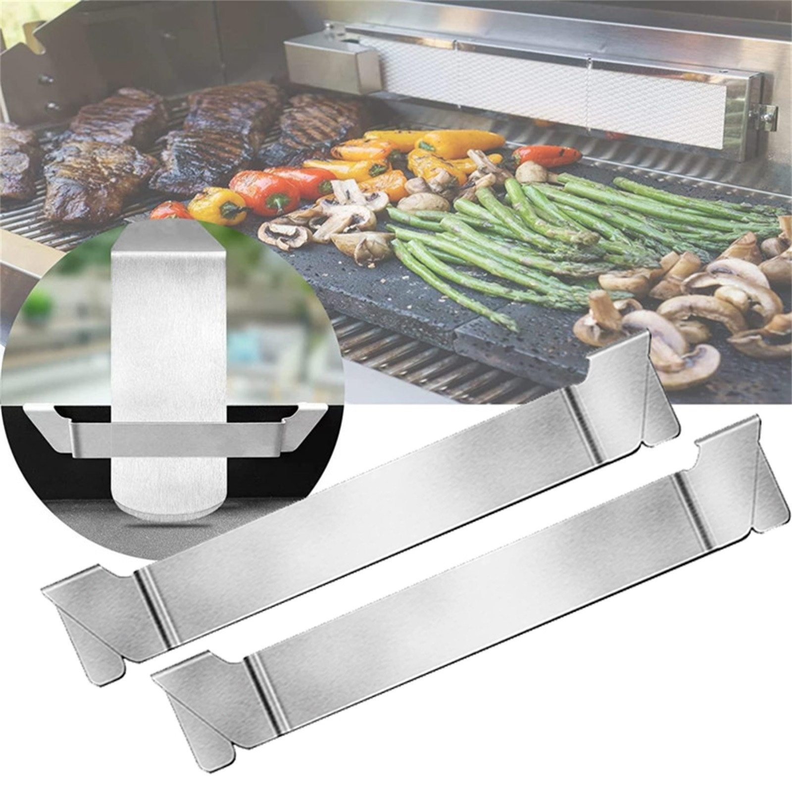 그리들 주걱 홀더 스틸 바베큐 도구 홀드 랙 그리들 액 - Camping Cooking Flat Top 리뷰 및 가격