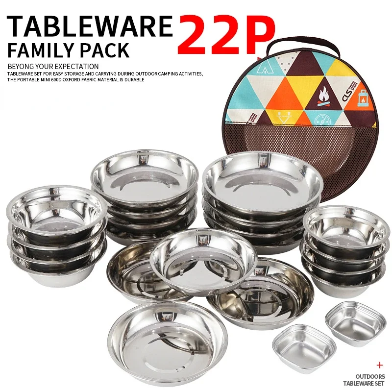 CLS 캠프 쿠킹 휴대용 식기 세트 22종 야외 캠핑  - Camping Cooking Dining Set 리뷰 및 가격