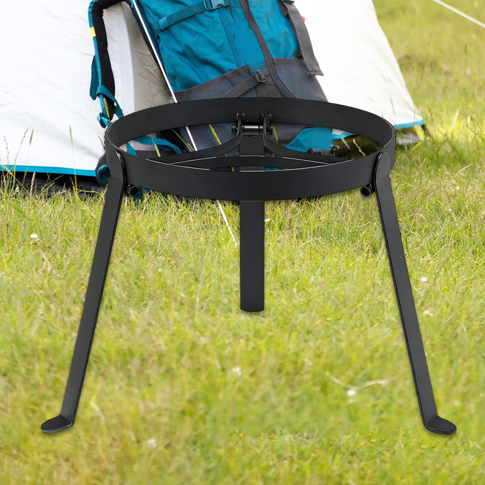 접이식 캠프파이어 삼각대 철제 휴대용 그릴 스탠드 캠프 - Camping Hiking Cooking 리뷰 및 가격