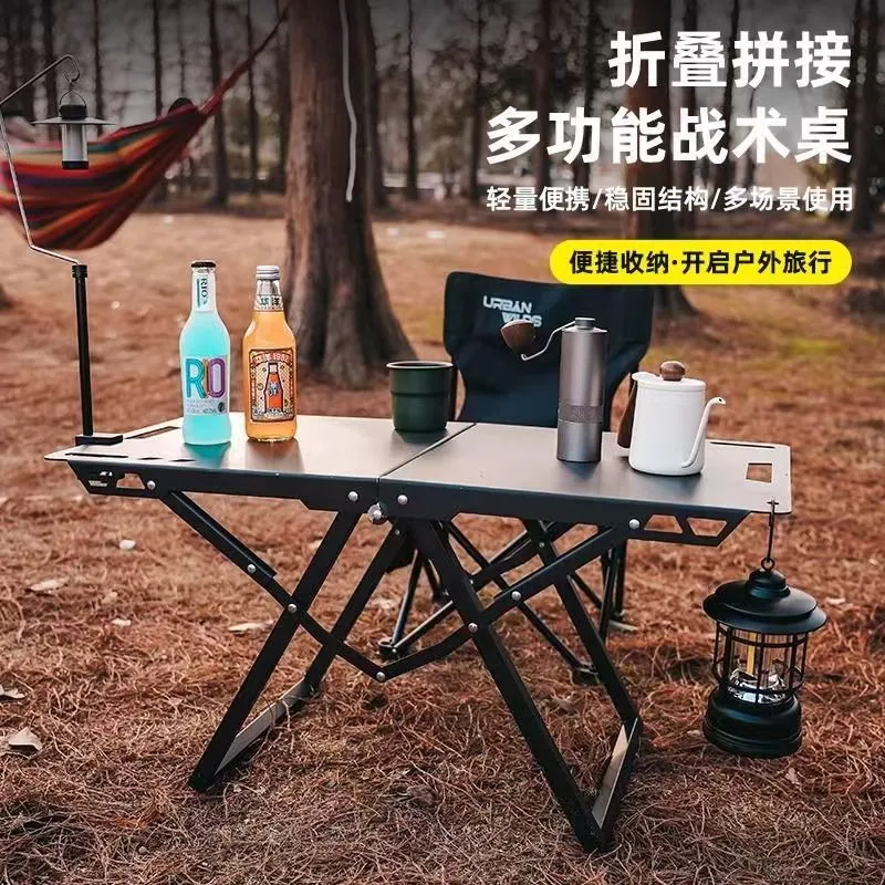 접이식 휴대용 캠핑 테이블 스테인리스 스틸 야외 식탁  - Camping Cooking Table 리뷰 및 가격
