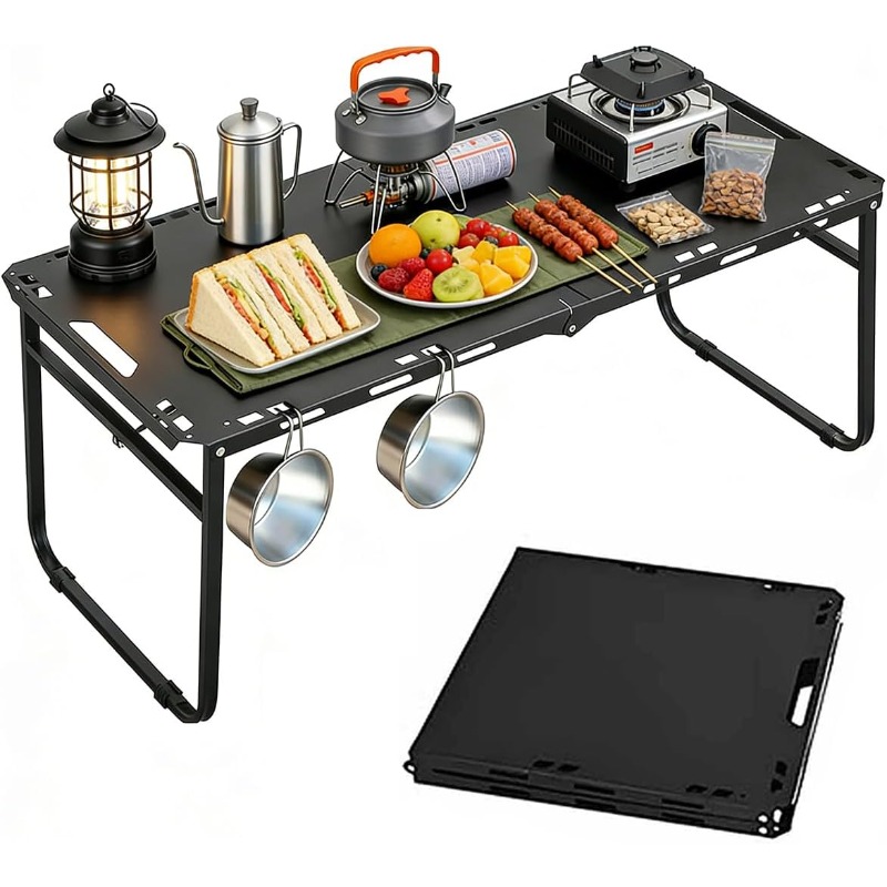 캠핑 테이블 조절식 접이식 휴대용 RV 바베큐 피크닉  - Camping Cooking Table 리뷰 및 가격
