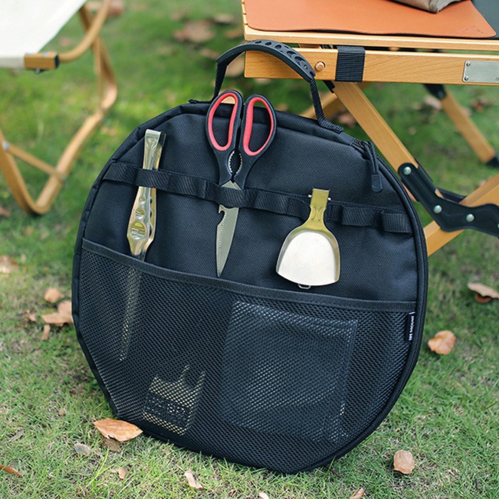 그릴 팬 보관 가방, 프라이팬 및 그릴용 휴대용 파우치 - Camping Cooking Organizer 리뷰 및 가격