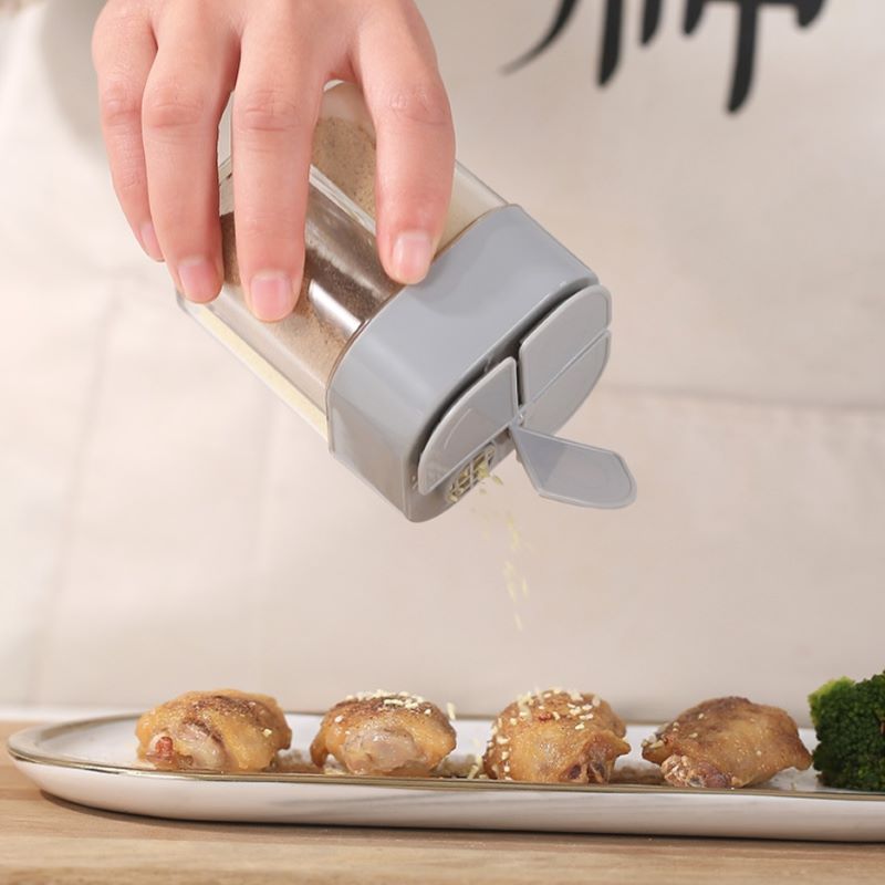 뚜껑이 있는 4-In-1 투명한 향신료 디스펜서 항아리 - Camping Cooking Container 리뷰 및 가격